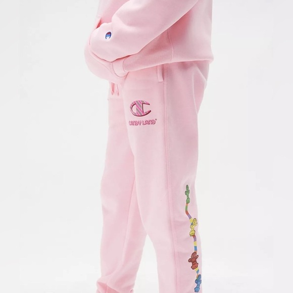 Champion Kids Girls Candyland Sweatpants in Pink, Size Large, Joggers - Picture 2 of 13